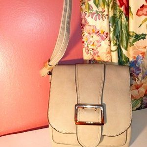 CROSSBODY DOUBLE-SIDED ADJUSTABLE SHOULDER STRAP GREY COLORED PURSE